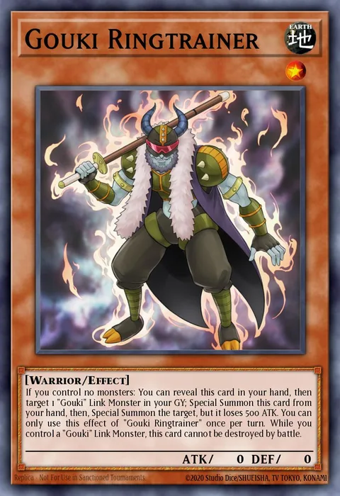 Gouki Ringtrainer trading card