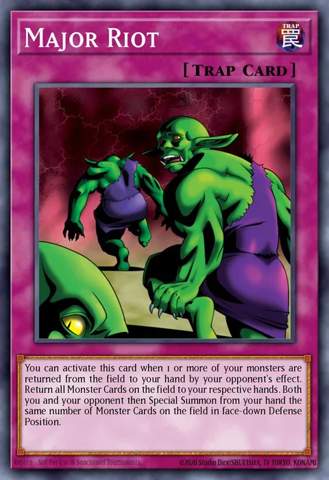 Major Riot trading card