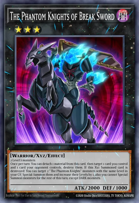 The Phantom Knights of Break Sword trading card