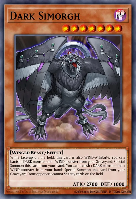 Dark Simorgh trading card