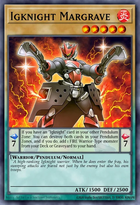 Igknight Margrave trading card