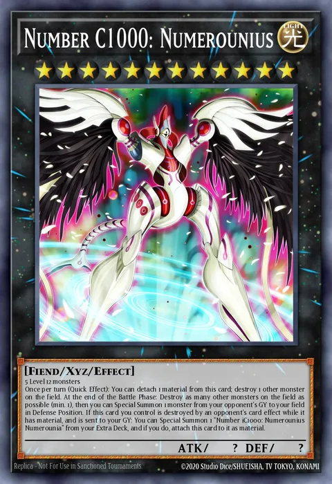 Number C1000: Numerounius trading card