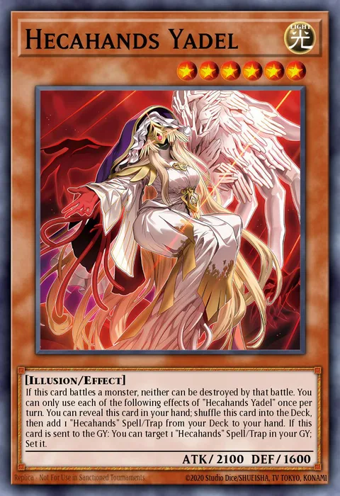Hecahands Yadel trading card