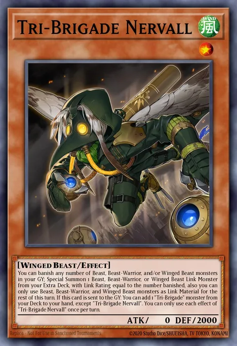 Tri-Brigade Nervall trading card