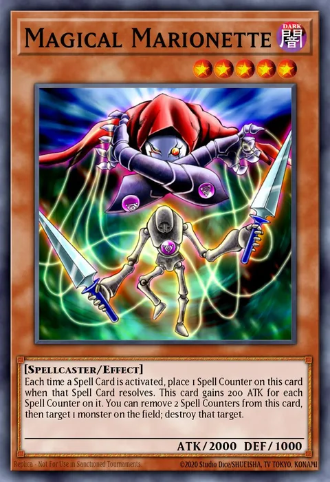 Magical Marionette trading card