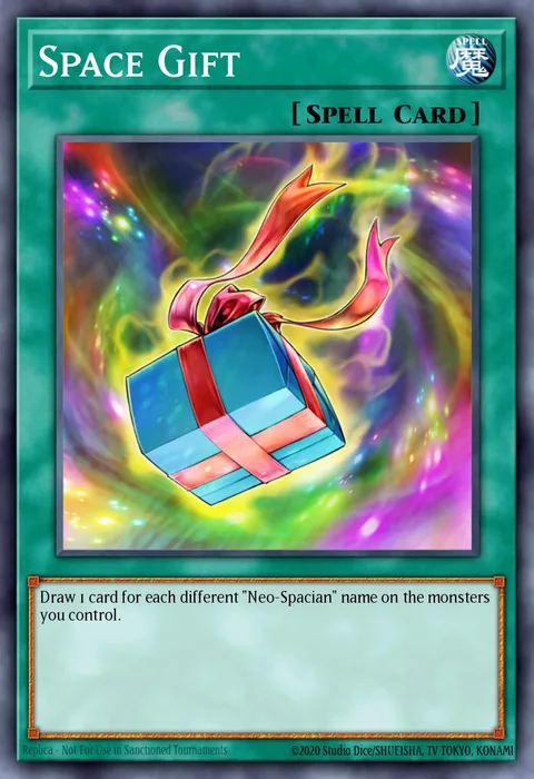 Space Gift trading card