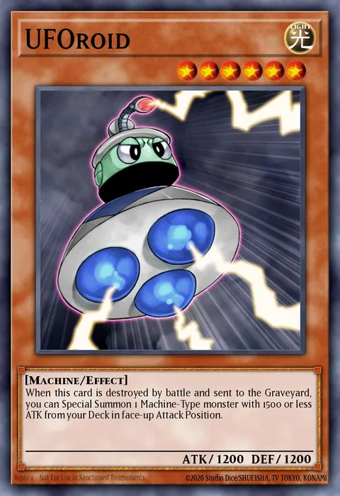 UFOroid trading card