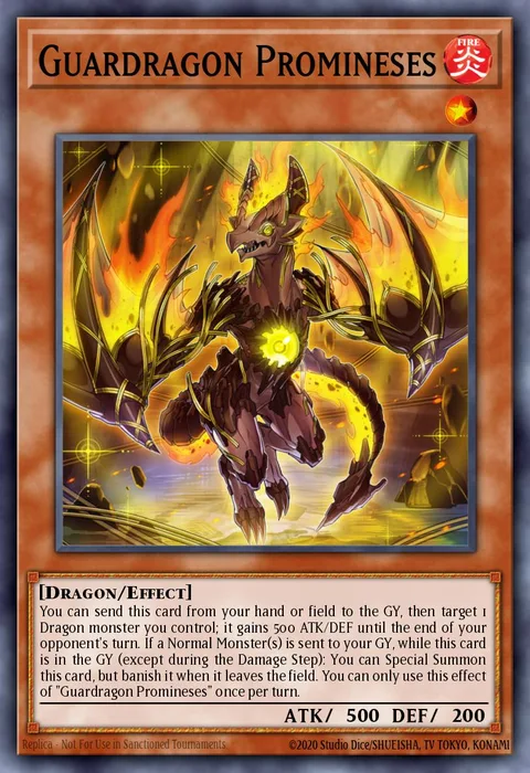 Guardragon Promineses trading card