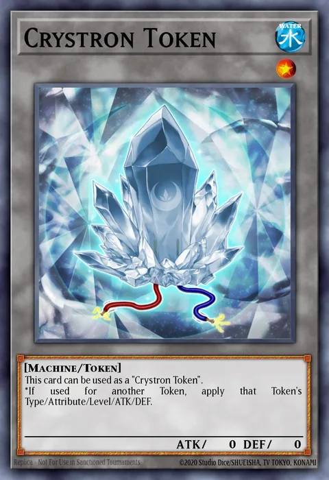 Crystron Token trading card