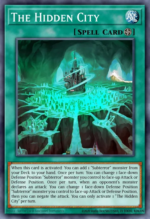 The Hidden City trading card