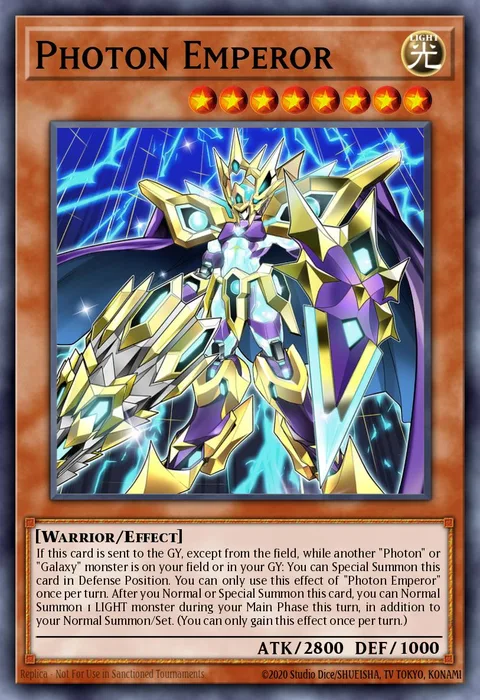 Photon Emperor trading card