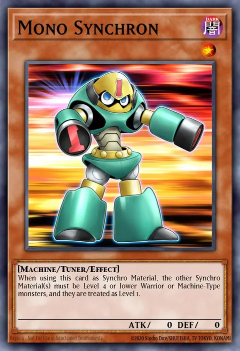 Mono Synchron trading card