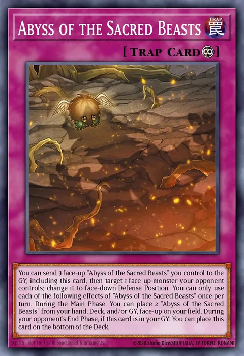 Abyss of the Sacred Beasts trading card