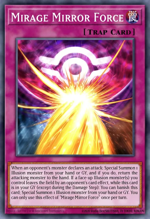 Mirage Mirror Force trading card