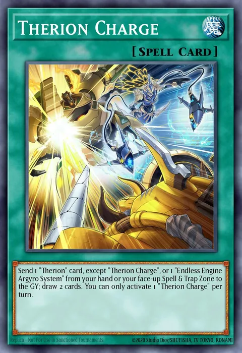 Therion Charge trading card