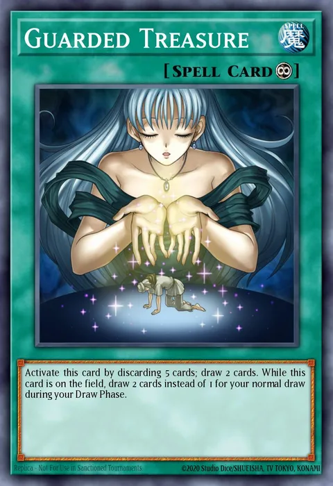 Guarded Treasure trading card