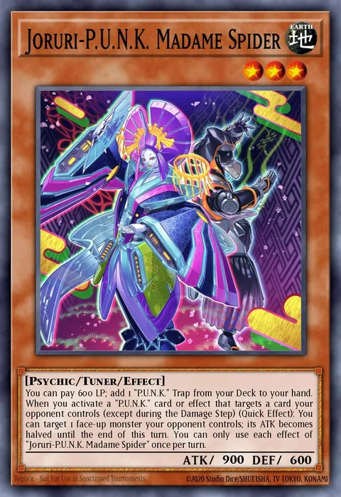 Joruri-P.U.N.K. Madame Spider trading card