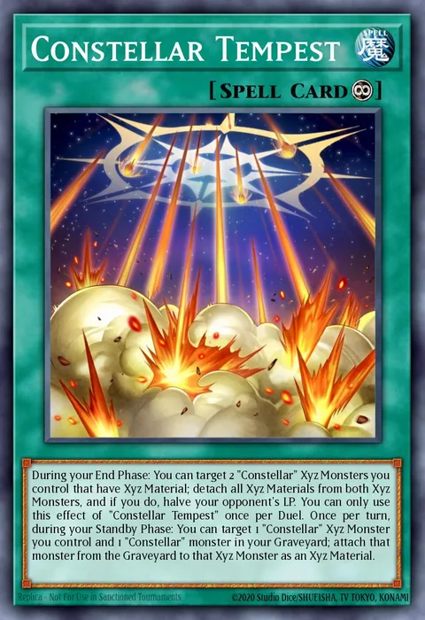 Constellar Tempest trading card
