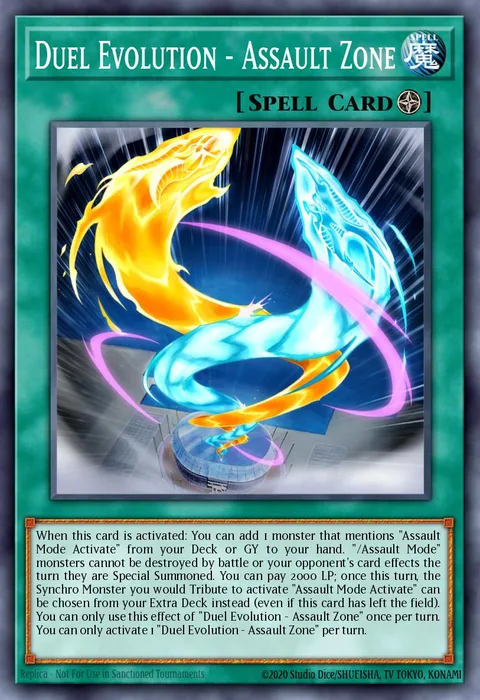 Duel Evolution - Assault Zone trading card