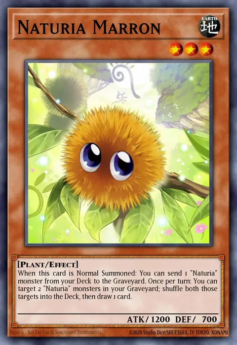 Naturia Marron trading card