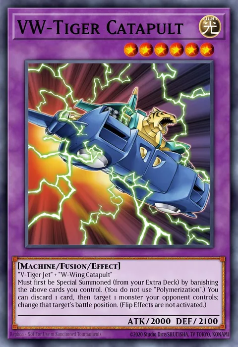 VW-Tiger Catapult trading card