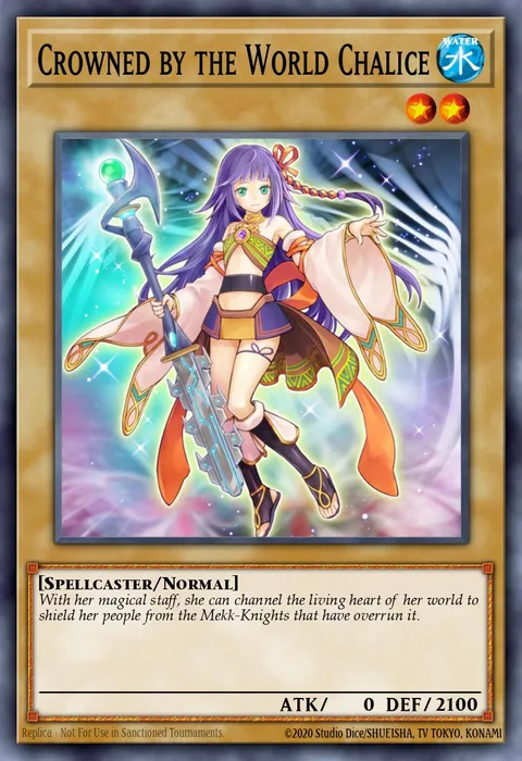 Crowned by the World Chalice trading card
