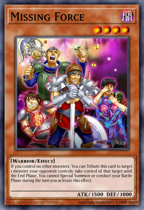 Missing Force trading card