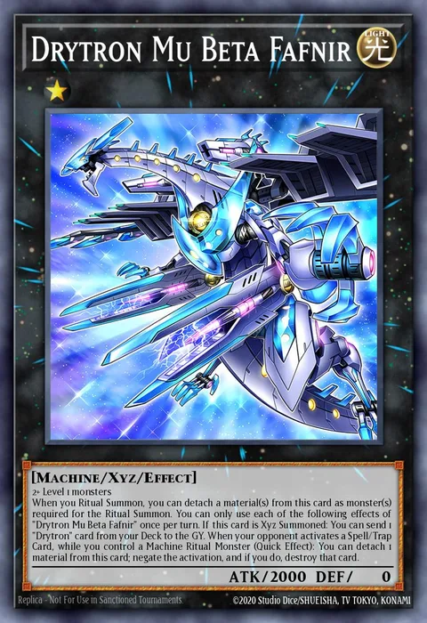 Drytron Mu Beta Fafnir trading card