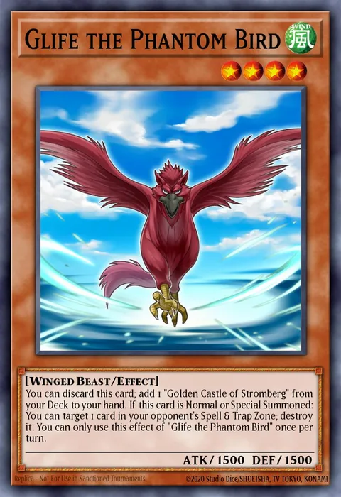 Glife the Phantom Bird trading card