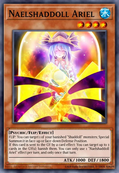 Naelshaddoll Ariel trading card