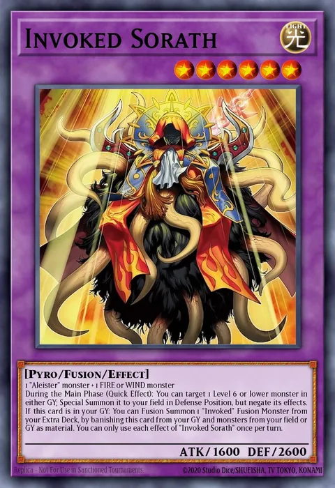 Invoked Sorath trading card