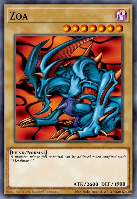 Zoa trading card
