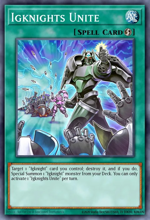 Igknights Unite trading card