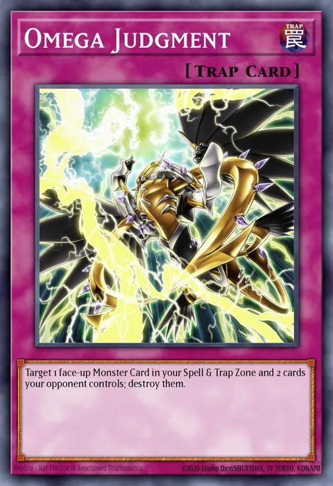 Omega Judgment trading card