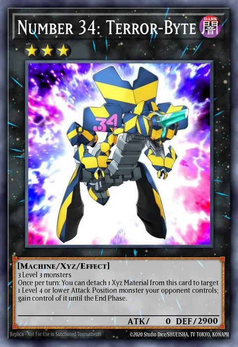 Number 34: Terror-Byte trading card