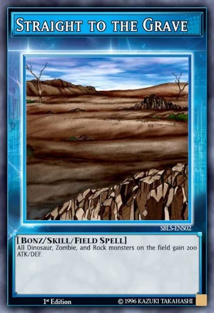 Straight to the Grave trading card