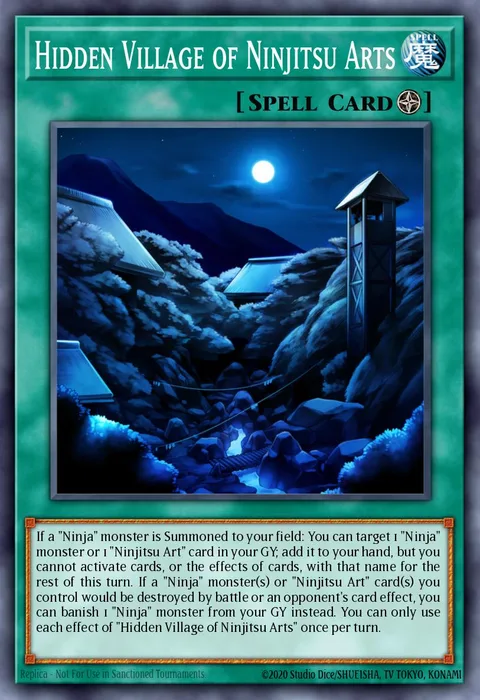 Hidden Village of Ninjitsu Arts trading card