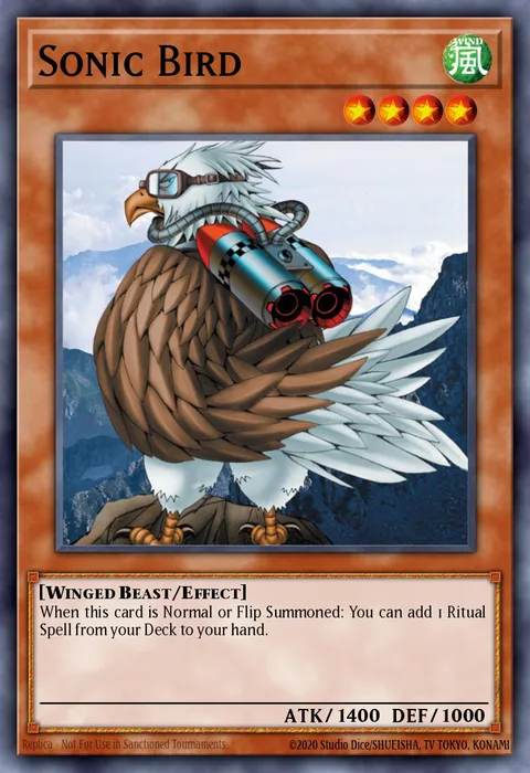 Sonic Bird trading card