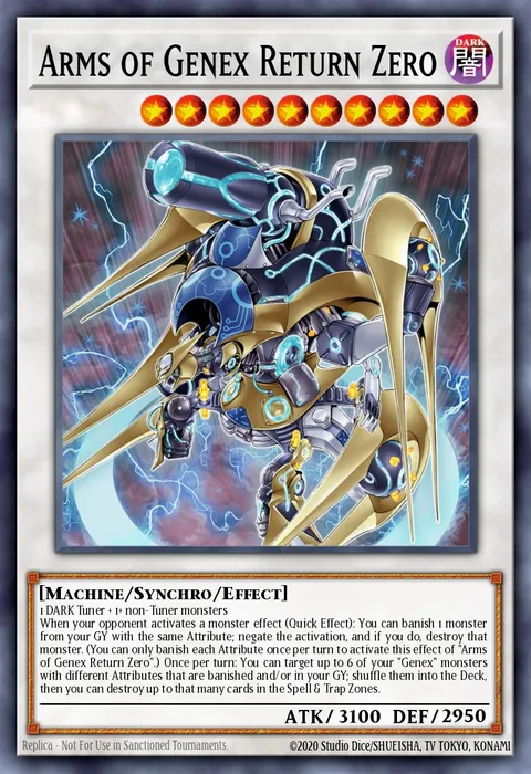 Arms of Genex Return Zero trading card