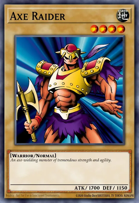 Axe Raider trading card