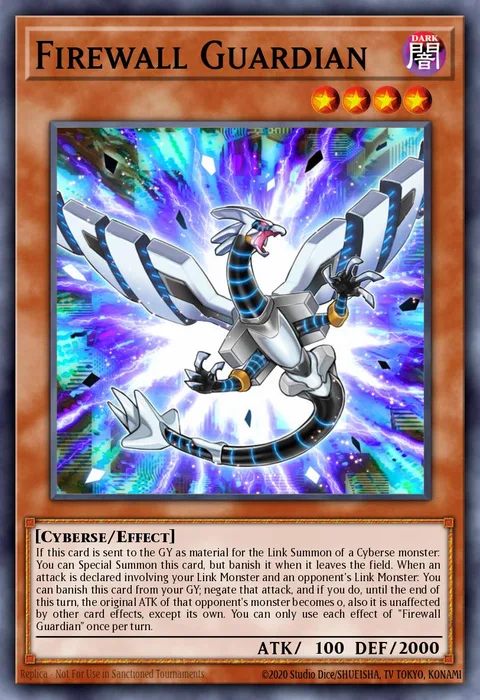 Firewall Guardian trading card
