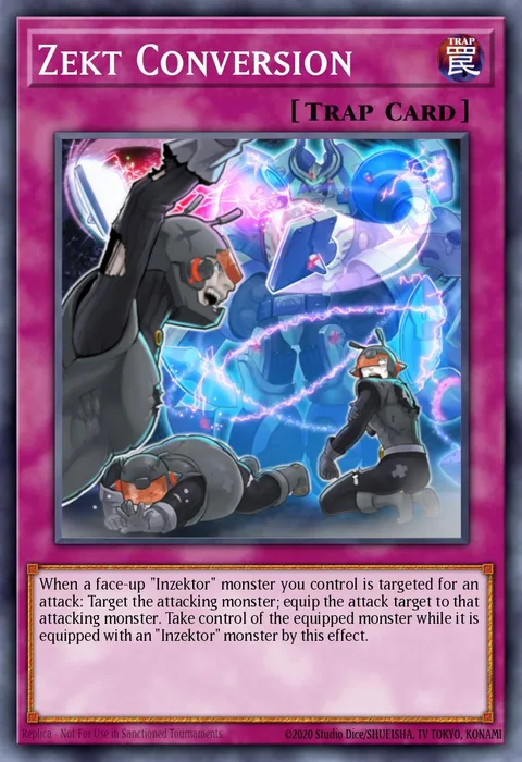 Zekt Conversion trading card