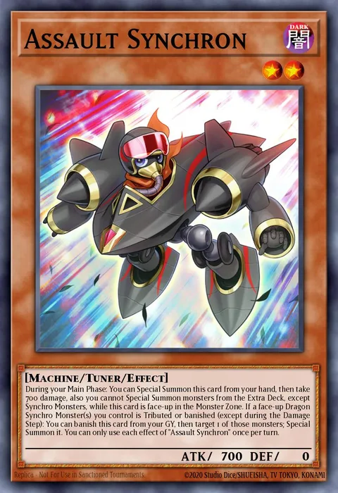 Assault Synchron trading card