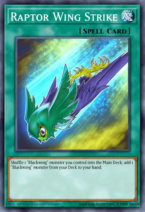 Raptor Wing Strike trading card