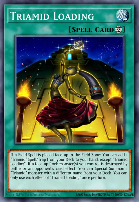 Triamid Loading trading card
