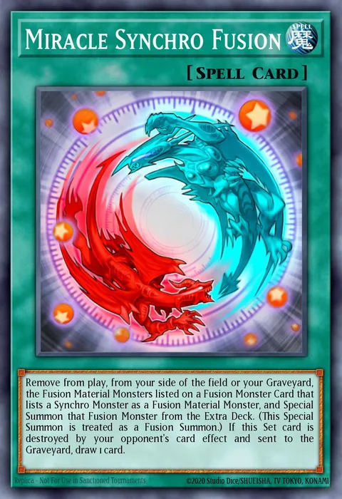 Miracle Synchro Fusion trading card