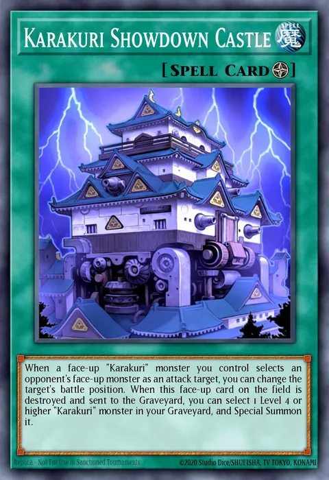 Karakuri Showdown Castle trading card