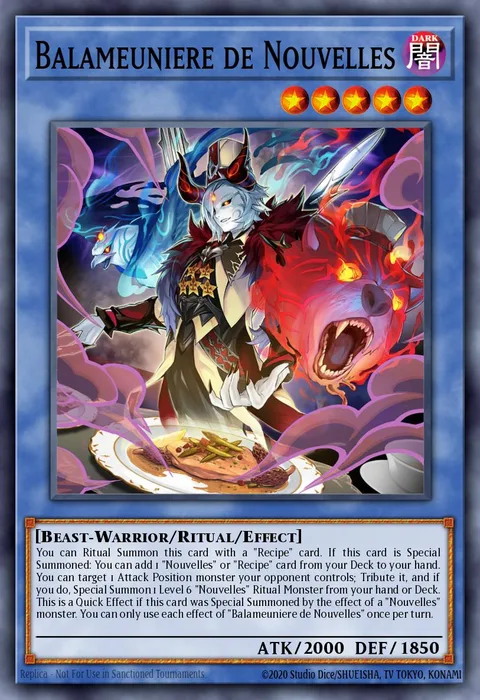 Balameuniere de Nouvelles trading card