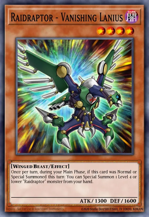 Raidraptor - Vanishing Lanius trading card