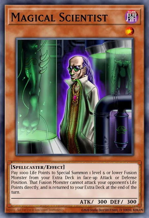 Magical Scientist trading card